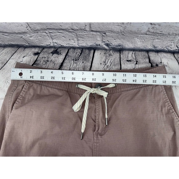 Vuori Ripstop Hiking Trail Pants Women's Size M (est) Drawstring Dusty Rose - Picture 6 of 7